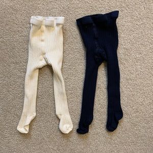 Hanna Anderson baby girl tights